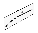 91046FG050 - Body: Roof Molding for Subaru Image