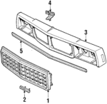 14015120 - Body: Grille for Chevrolet: Caprice Image