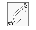25410C5700 - : Lower Hose for Kia: Sorento Image