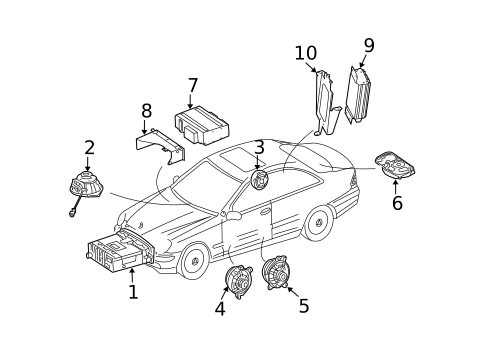 Sound System for 2009 Mercedes-Benz CLK350 #0