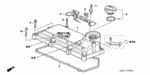 12310PHM305 - : Cover, Cylinder Head for Honda Image