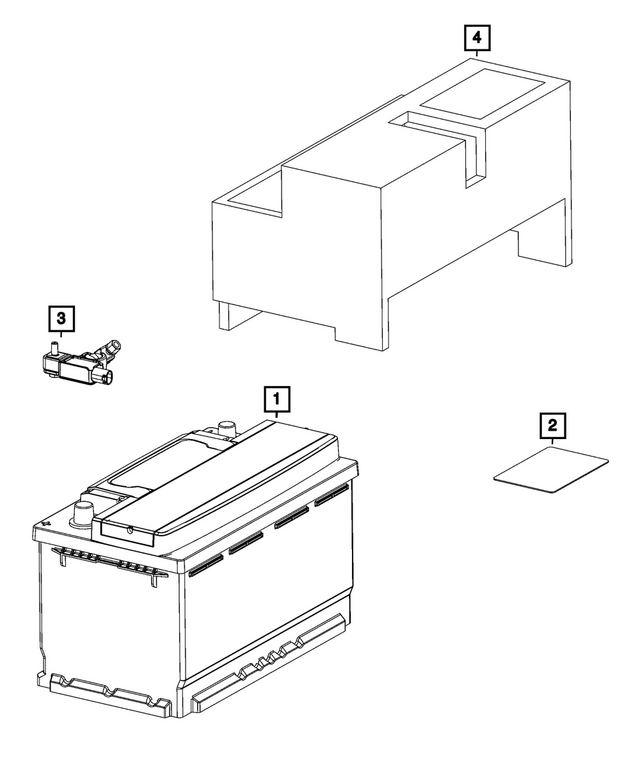 BA94R765AB - Electrical: Storage Battery for Mopar Image