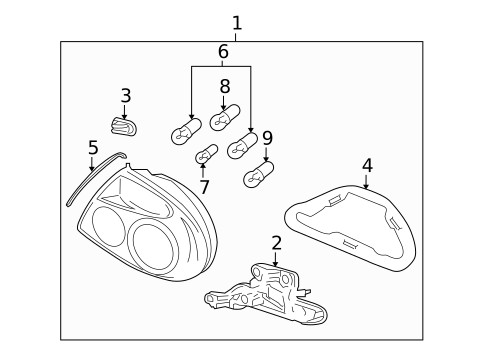 Tail Lamps for 2005 Jaguar S-Type #0