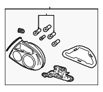 XR845505 - : Tail Light Assembly for Jaguar: S-Type Image
