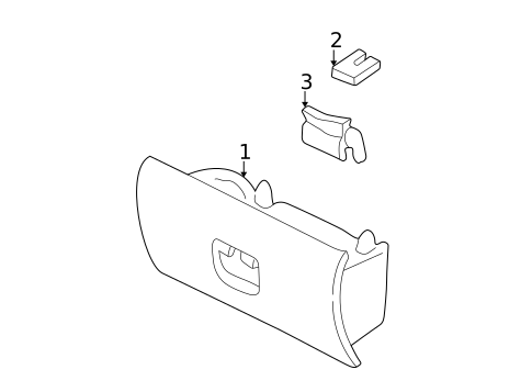 Glove Box for 2004 Jeep Liberty #0