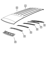 5020647AF - Body Sheet Metal Except Doors: Roof Panel for Mopar Image