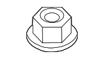 33326760668 - Suspension: Rear Control Arm Nut for BMW Image