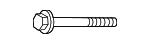 31106885777 - Suspension: Lever Bolt for BMW Image