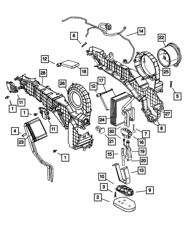 5019172AA - Air Conditioning &amp; Heater: Bolt And Washer for Mopar Image image