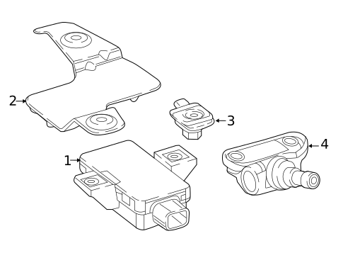 Tire Pressure Monitor Components for 2023 Mercedes-Benz Metris #0