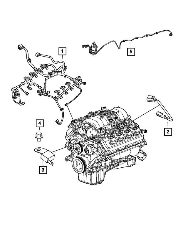 68213921AC - : Engine Wiring for Mopar Image