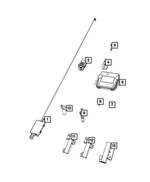 68143501AC - Electrical: Integrated Key Fob Transmitter for Mopar Image