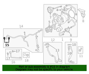 2014-2026 GM Turbocharger Pipe Gasket 12662185 GM | GMPartsDirect.com