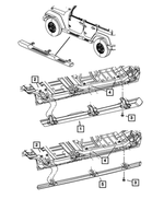 BODY SIDE - SILL | Mopar 55397068AI