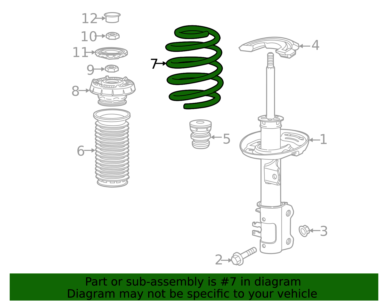 2013-2022 GM Front Coil Spring 42673787 | TascaParts.com