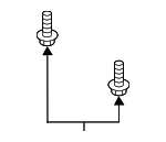 1127406256K - Body: Under Cover Bolt for Hyundai: Elantra, Elantra GT, Ioniq 5, Ioniq 6, Kona, Kona Electric, Kona N, Palisade, Santa Fe, Sonata, Veloster, Veloster N Image