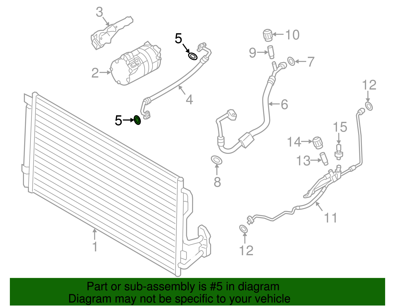 64508375741 - 1997-2024 BMW AC Hose O-Ring (64-50-8-375-741) | BMW of ...