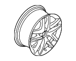 5N06010258Z8 - : Wheel, Alloy for Volkswagen: Tiguan Image