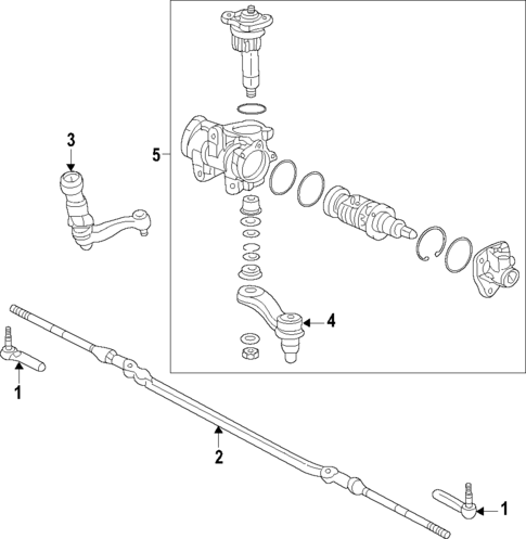 Steering Gear & Linkage for 2014 GMC Sierra 2500 HD #1