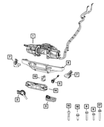 68437990AB - Frame, Bumper and Fascia: Power Winch for Ram: 2500 Image