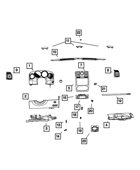 Instrument Panel for 2008 Dodge Charger #0