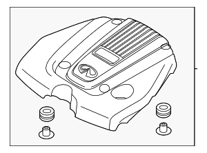 140411MG0A - : Engine Cover for INFINITI: M35h Image