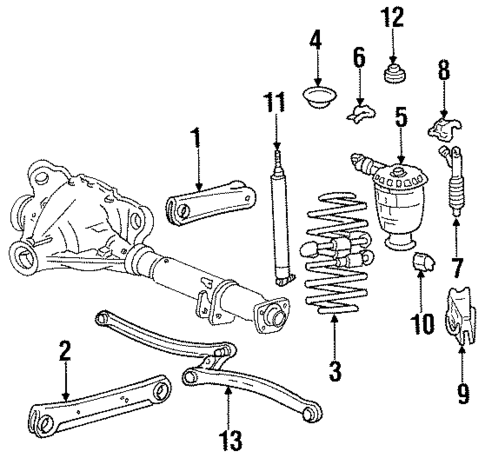 Rear Suspension for 2002 Mercury Grand Marquis #0