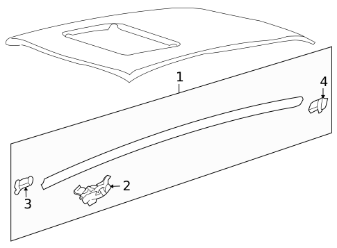 Exterior Trim - Roof for 2010 Kia Optima #0