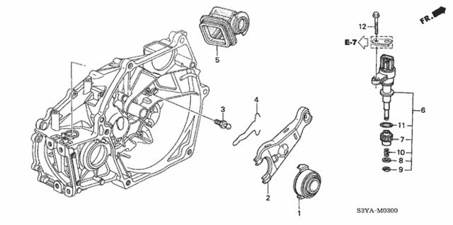 MT Clutch Release for 2005 Honda Insight #0