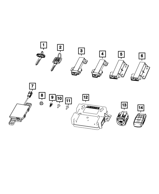 68608685AA - Electrical: Passive Entry Antenna for Mopar Image image