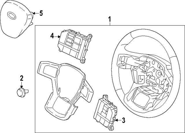 PC3Z3600EA - Steering: Steering Wheel for Ford: F-250 Super Duty, F-350 Super Duty, F-450 Super Duty, F-550 Super Duty Image