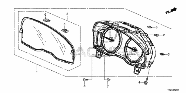 Meter for 2015 Acura RLX #0