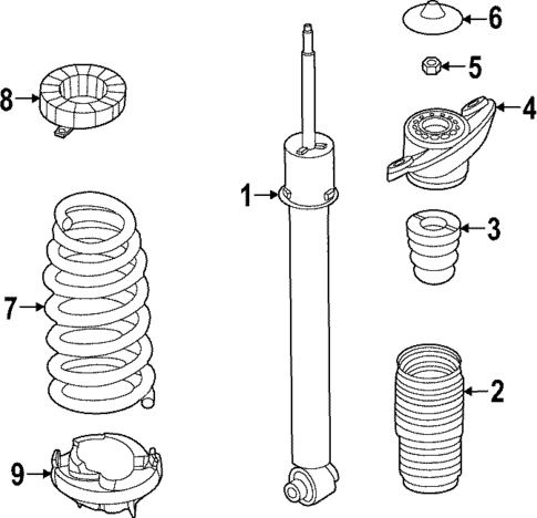 Shocks & Components for 2025 Kia EV6 #0