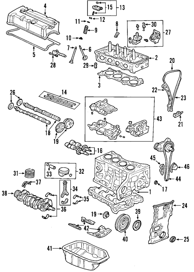 13450RBC004 - : Engine Balance Shaft Chain Tensioner for Honda Image