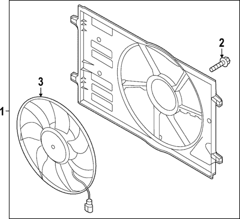 Cooling Fan for 2024 Volkswagen Jetta #0