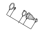 1K0498201 - Suspension: Inner Boot for Audi Image