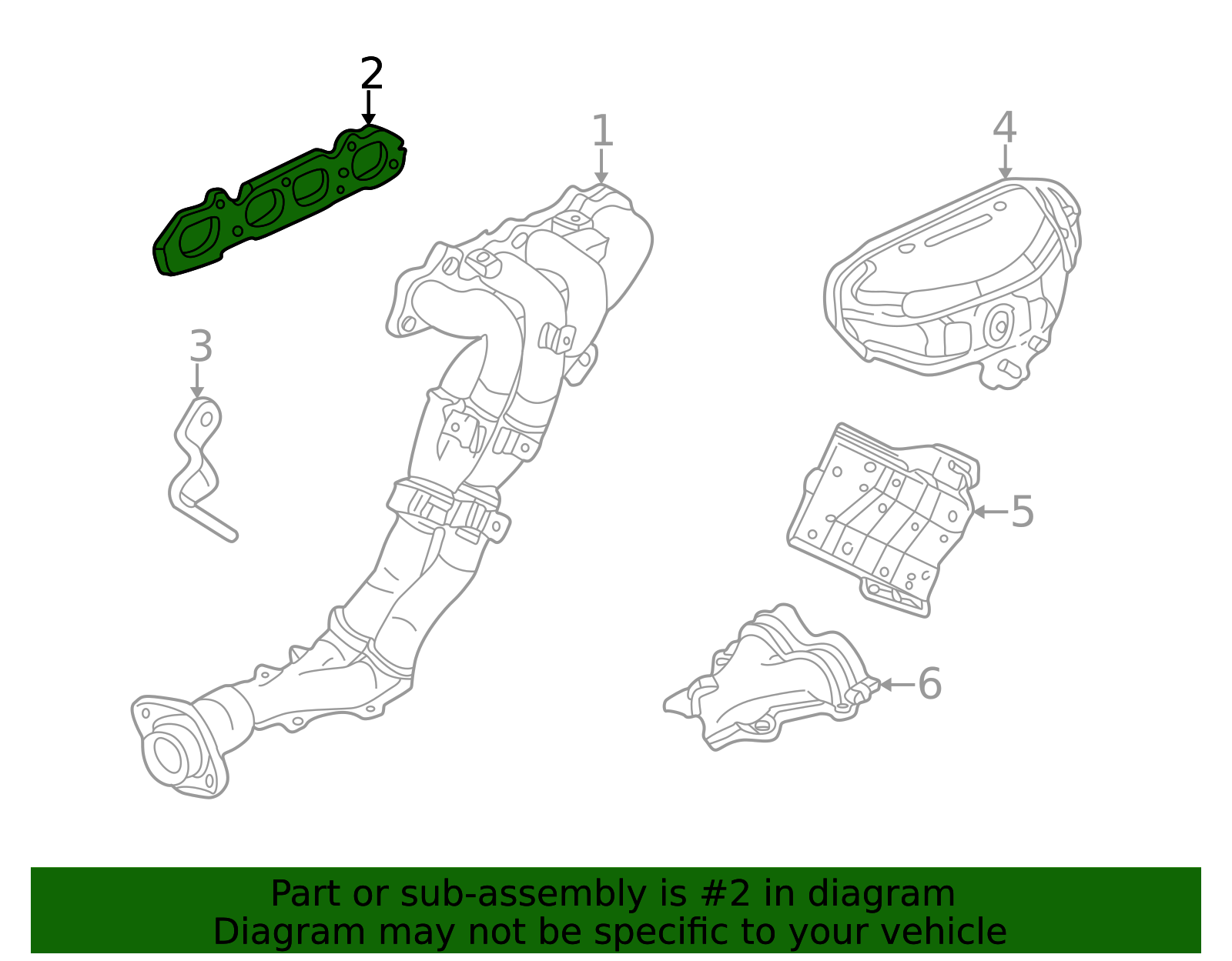 2000-2009 Honda S2000 Manifold Gasket 18115-PCX-014 | OEM Parts Online