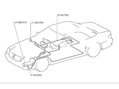 Synoptic Table-Auxiliary Heater for 1993 Mercedes-Benz 600SL #0