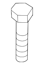 N91076601 - : Knock Sensor Bolt for Volkswagen: Atlas Cross Sport, Golf, Jetta, Tiguan, Tiguan Limited, Touareg Image
