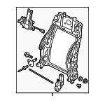 4H0881515 - Body: Seat Back Frame for Audi Image