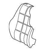 4H0881805A22A - Body: Seat Back Cover for Audi Image