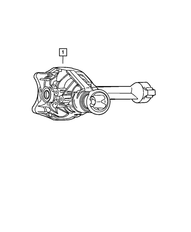 5066068AC - Front Suspension &amp; Drive: Service Front Axle for Mopar Image