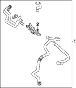 85E121563 - : Tube for Audi: Q6 e-tron, SQ6 e-tron Image