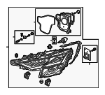 4M8941783F - : Headlamp Assembly for Audi: RS Q8 Image