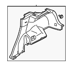 7230A832XA - : Lower Quarter Trim for Mitsubishi: Outlander Sport Image