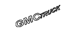 15675400 - Body: Nameplate for Chevrolet: G10, G20, G30, P30 | GMC: C1500 Pickup, C2500 Pickup, C3500 Pickup, G1500, G2500, G3500, Jimmy, K1500 Pickup, K2500 Pickup, K3500 Pickup, P3500, Savana 1500, Savana 2500, Savana 3500, Sonoma, Suburban C1500, Suburban C2500, Suburban K1500, Suburban K2500, Typhoon, Yukon Image
