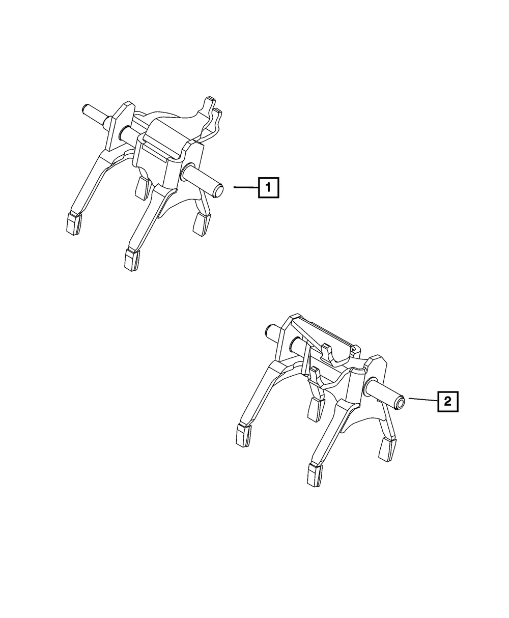 First, Third And Sixth Fork - Mopar (68349008AA)