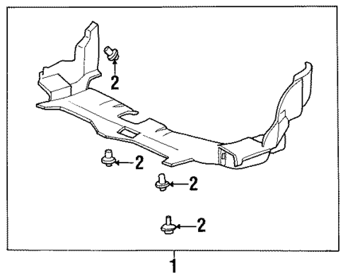 Splash Shields for 1998 Acura CL #0