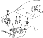 25620976 - Electrical: Modulator Bracket for Buick: LeSabre | Oldsmobile: 88, 98, LSS, Regency Image