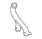 LR050935 - Cooling System: Thermostat Unit Tube for Land Rover: LR4, Range Rover, Range Rover Sport Image